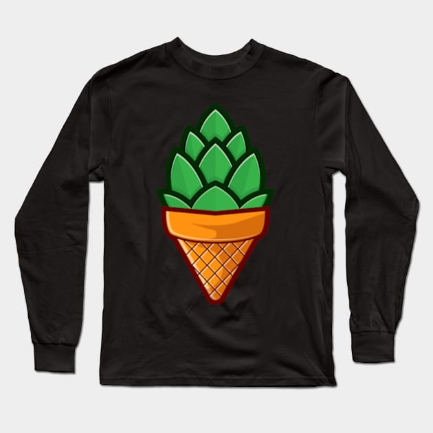 Hopcone Long Sleeve T-Shirt by LouMax